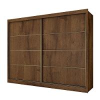 Guarda Roupa Sevilha 2 Portas 100% Mdf Mademarcs Brauna-off White-brauna - 2