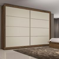 Guarda Roupa Sevilha 2 Portas 100% Mdf Mademarcs Brauna-off White-brauna - 3