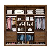 Guarda Roupa Sevilha 2 Portas 100% Mdf Mademarcs Brauna-off White-brauna - 6