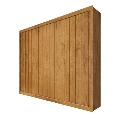 Guarda Roupa Rustic 2 Portas Ripado Mademarcs Peroba