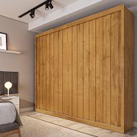 Guarda Roupa Rustic 2 Portas Ripado Mademarcs Peroba - 2