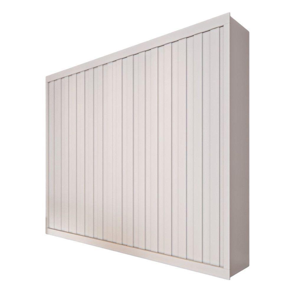 Guarda Roupa Rustic 2 Portas Ripado Mademarcs Branco Acetinado - 6