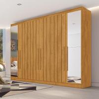 Guarda Roupa Oxford 6 Portas 4 Portas Ripado 6 Gavetas Peroba - 2