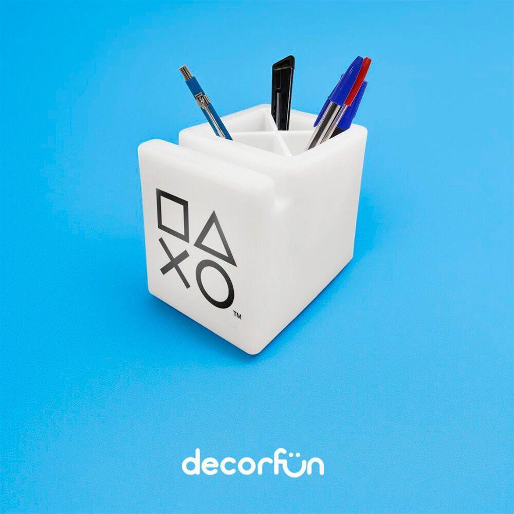 Suporte Iluminado Para Lápis E Celulares - Estilo Moderno Playstation - 2