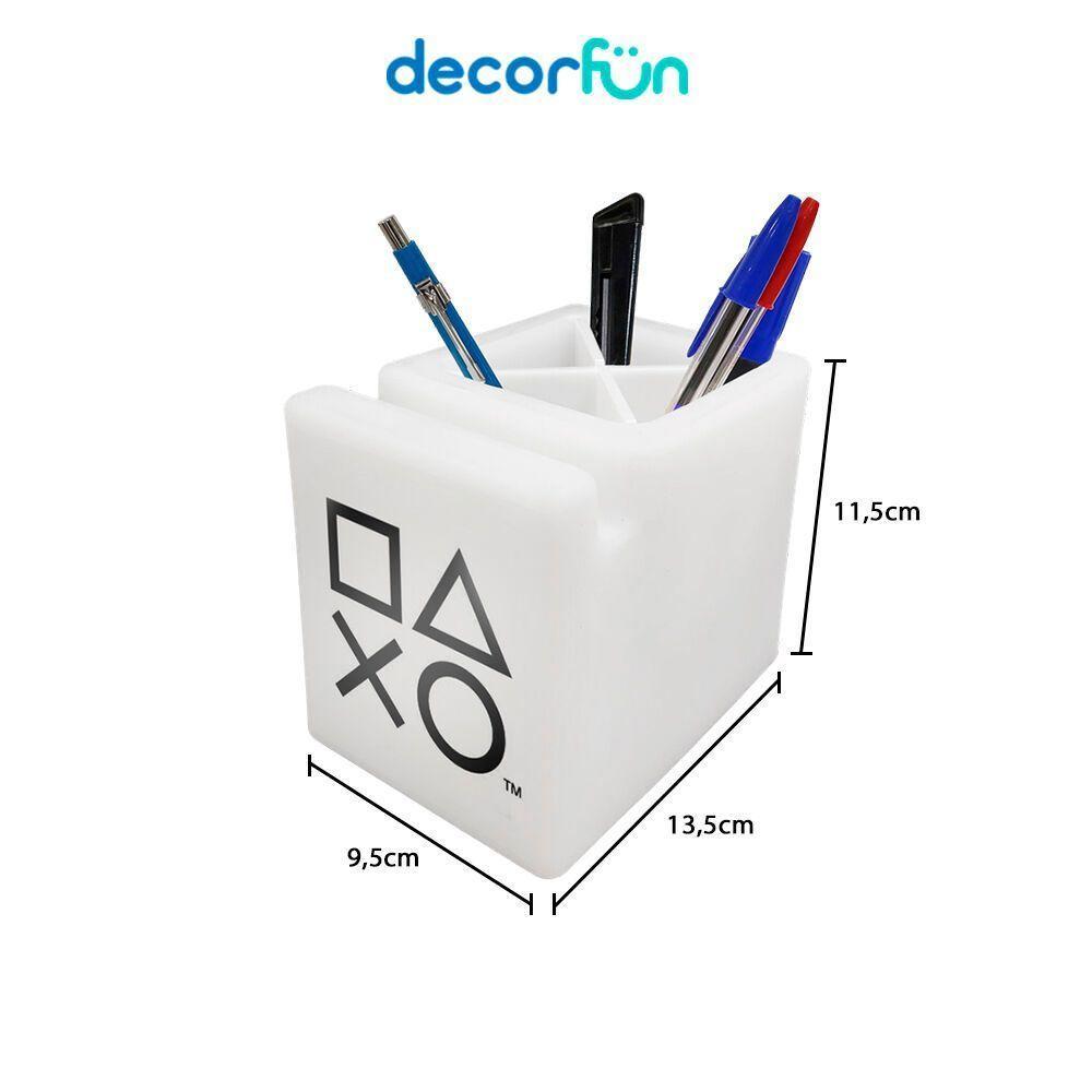 Suporte Iluminado Para Lápis E Celulares - Estilo Moderno Playstation - 5