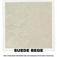 Sofá Modular 3 Lugares Filipi 2,12m Suede Bege - Corino Marrom - 7