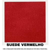 Sofá 4 Lugares Beny Com Chaise Esquerdo Suede Vermelho - 7