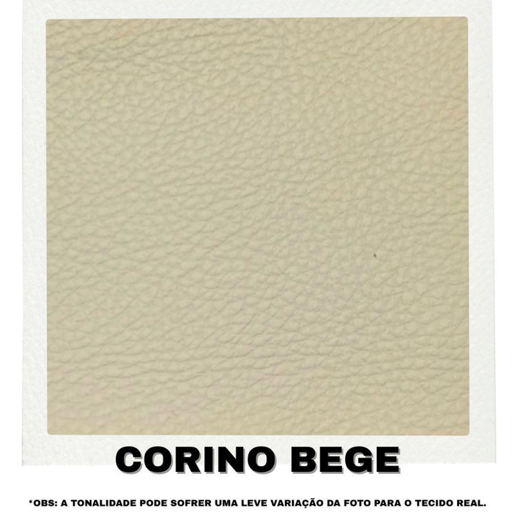 Sofá Modular 3 Lugares Filipi 2,12m Corino Bege - Corino Preto - 7