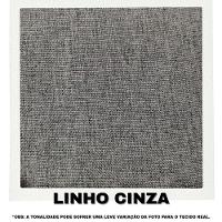 Sofá 4 Lugares Beny Com Chaise Esquerdo Linho Cinza - 7