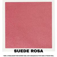 Sofá 4 Lugares Beny Com Chaise Direito Suede Rosa - 7