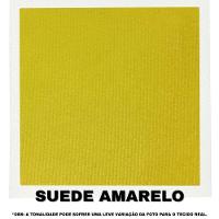 Sofá 4 Lugares Beny Com Chaise Esquerdo Suede Amarelo - 7