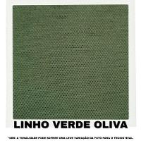Sofá 4 Lugares Beny Com Chaise Esquerdo Linho Verde Oliva - 7