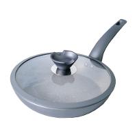 Panela Wok Antiaderente De Granito Com Tampa ø30cm Para Todos Os Fogões - 1