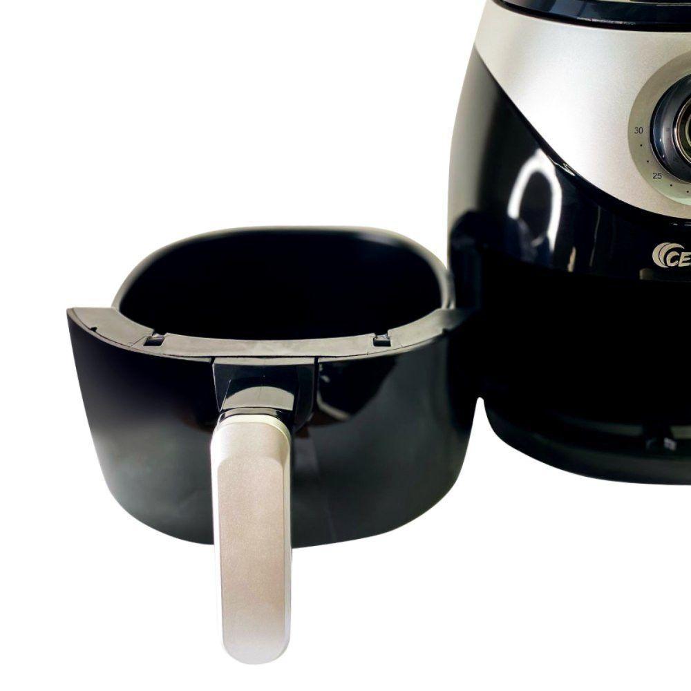 Fritadeira Elétrica Air Fryer Preto 220v - 3,8 Litros - 3