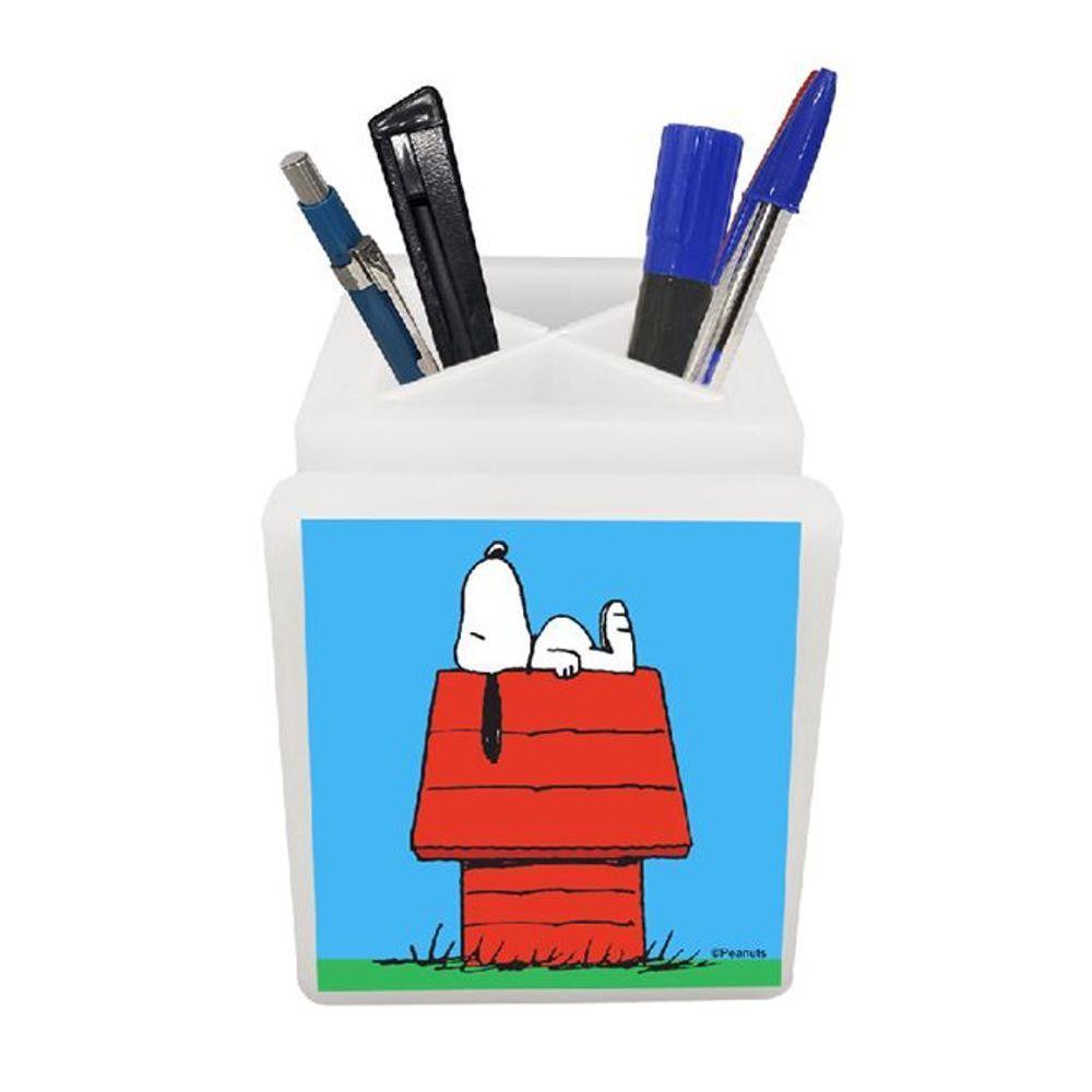 Organizador De Mesa Snoopy Com Luz Led - Charmoso E Prático Para Seu Espaço Aconchegante - 1