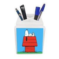 Organizador De Mesa Snoopy Com Luz Led - Charmoso E Prático Para Seu Espaço Aconchegante - 1