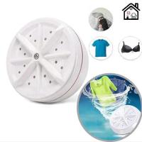 Mini Maquina De Lavar Roupas Lavadora Para Balde Bacia Portatil Multiuso Compacta Usb Panos Louças Roupas Toalhas - 1