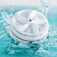 Mini Maquina De Lavar Roupas Lavadora Para Balde Bacia Portatil Multiuso Compacta Usb Panos Louças Roupas Toalhas - 5