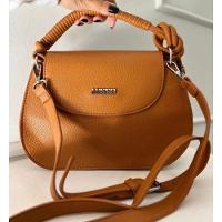 Bolsa Feminina Transversal Com Alça Em Corda Lyssa Caramelo - 2