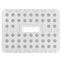 Banqueta Dobrável 150kg Banquinho Retrátil Multiuso Banco Plástico Resistente - 5