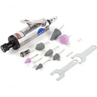 Kit Esmeril Pneumático Mini Retífica Com Trava Jogo Ferramen - 6