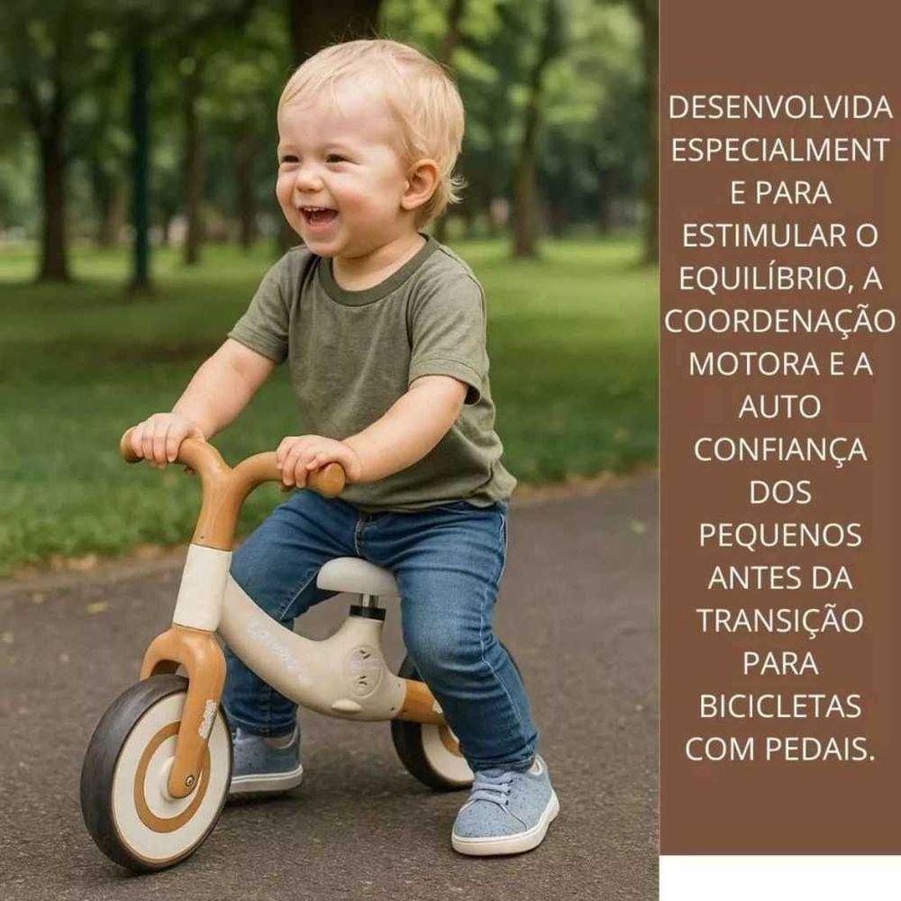 Bicicleta De Equilíbrio Infantil Sem Pedal Marrom - 2