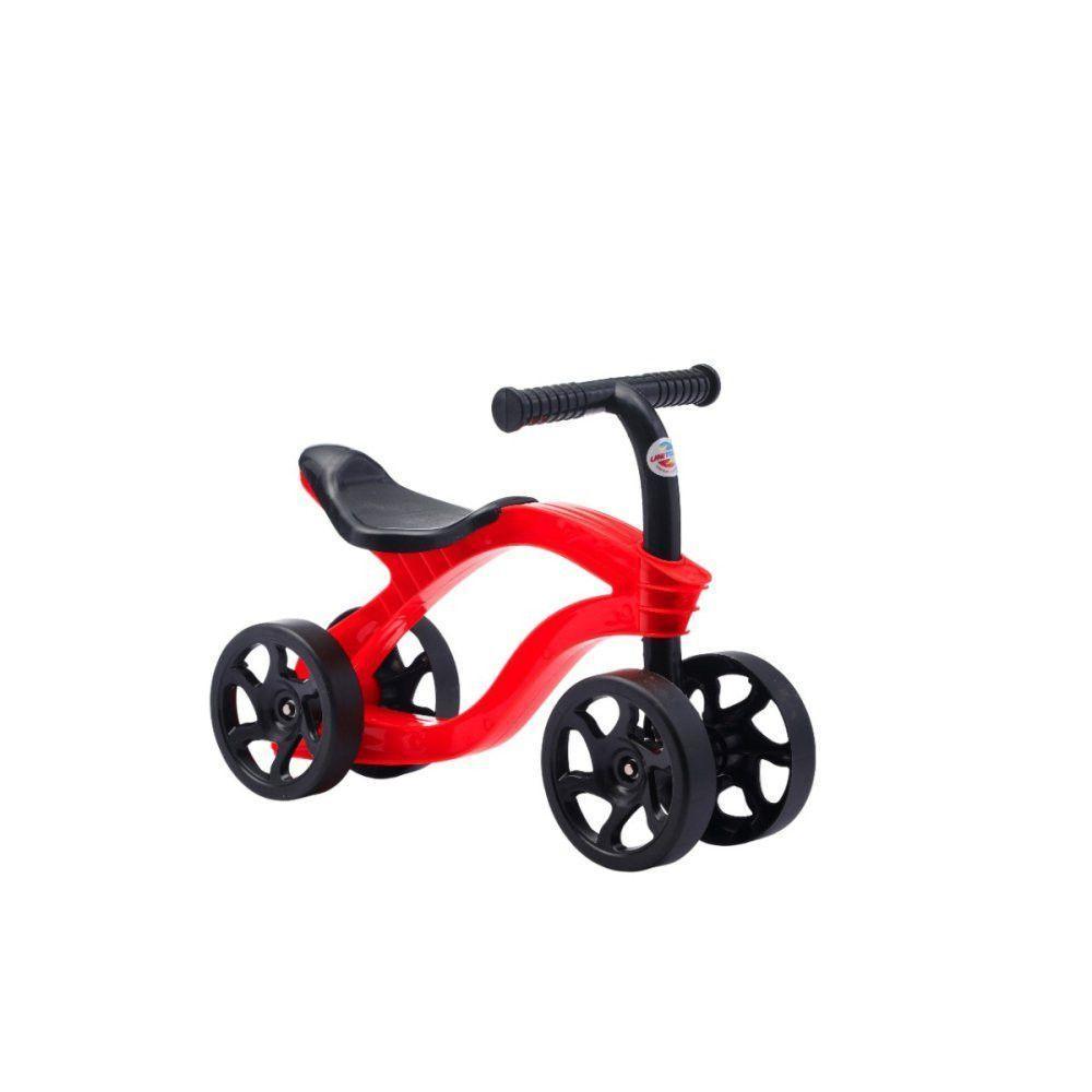 Bicicleta De Equilíbrio Infantil Futurista Sem Pedal 4 Rodas - Vermelha - 2