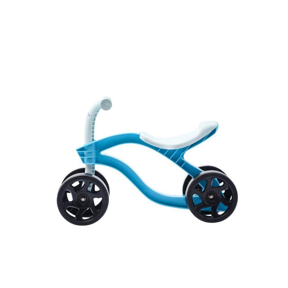 Bicicleta De Equilíbrio Infantil Futurista Sem Pedal 4 Rodas - Azul - 3