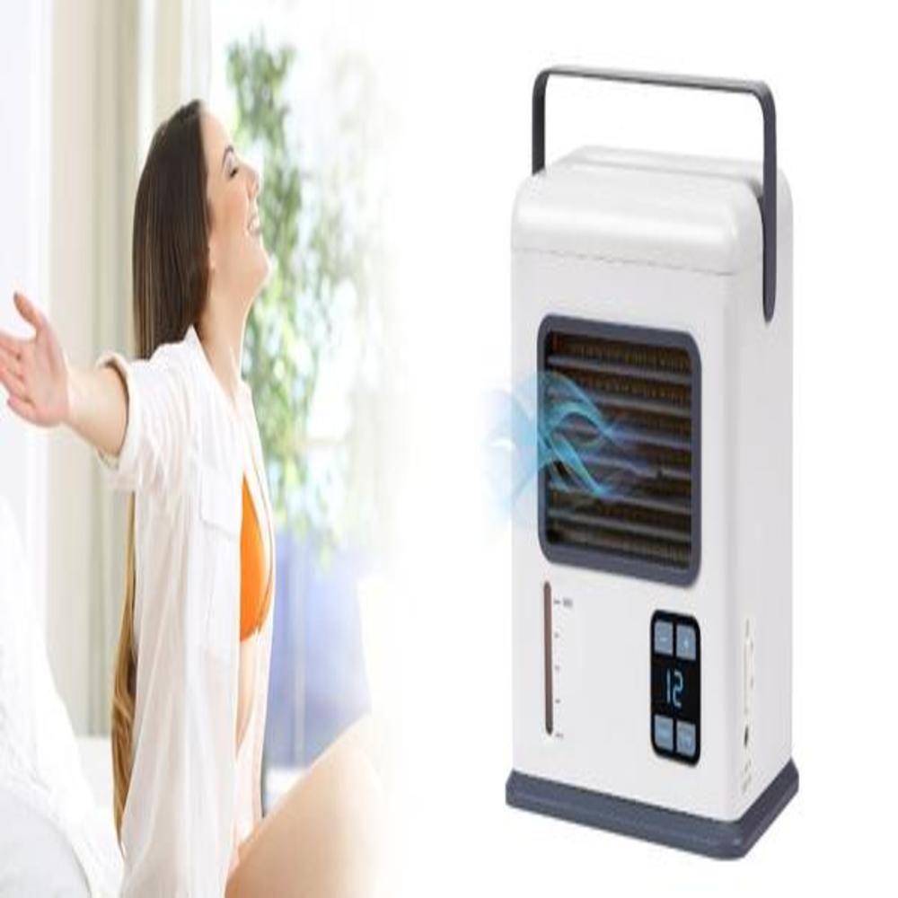Ar Condicionado Digital Umidificador Ar Mini Purificador Ventilador Portatil Usb Bivolt Blu Breeze Versatilidade - 2