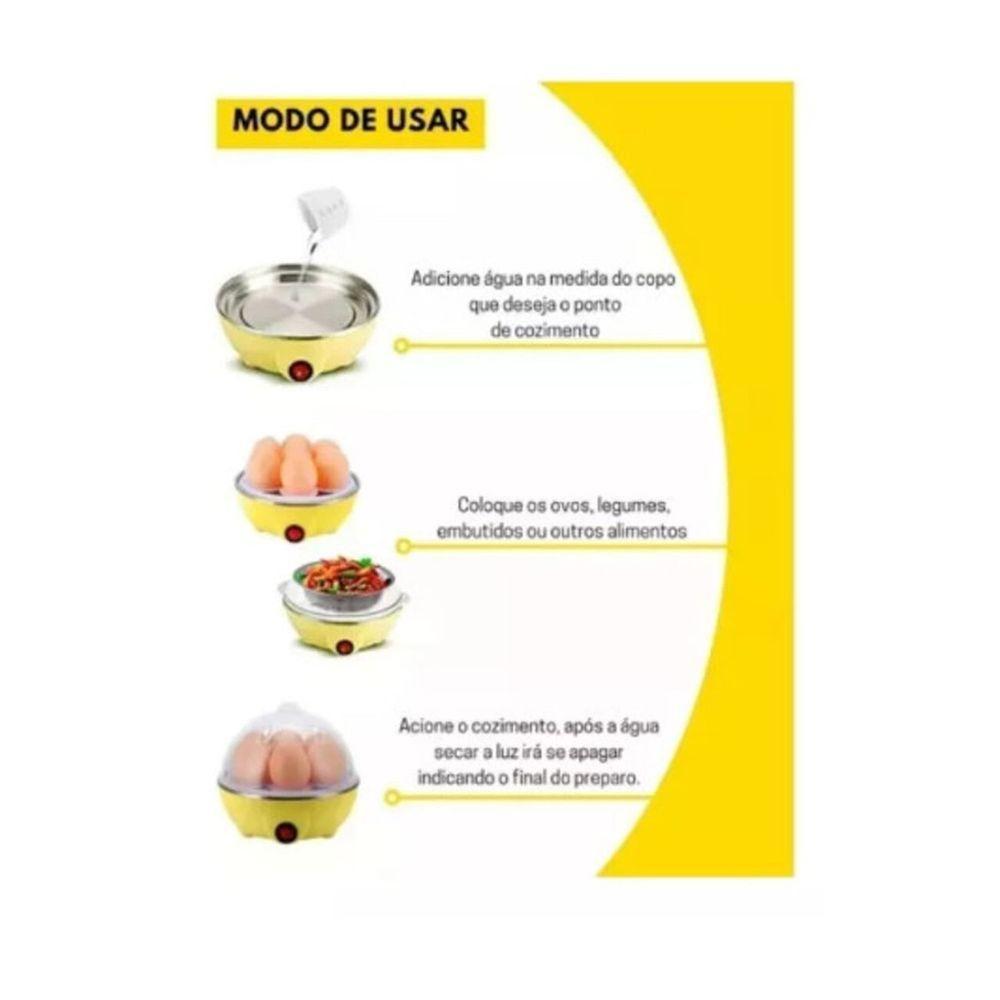 Cozedor Elétrico De Ovos 110v - Sortida - 4