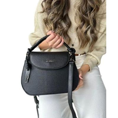 Bolsa Feminina Transversal Com Alça Em Corda Lyssa Preta