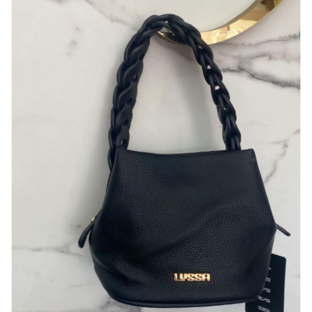 Bolsa Feminina Transversal Com Alça Trançada Lyssa Preta - 3