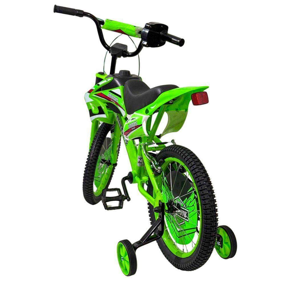 Bicicleta Moto Cross Aro 16 - Verde - 2