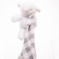 Naninha Aconchegante Ovelha Gigante Em Tecido Lavável Para Bebês