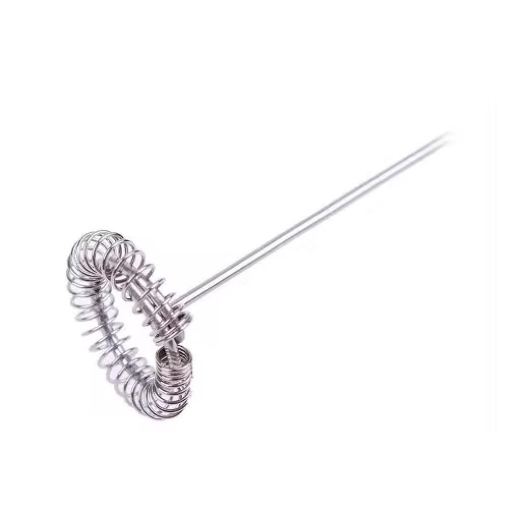 Mini Mixer Batedor Misturador Giratorio A Pilha Para Bebidas Café Cappuccino Milk Shake Ovos - 3