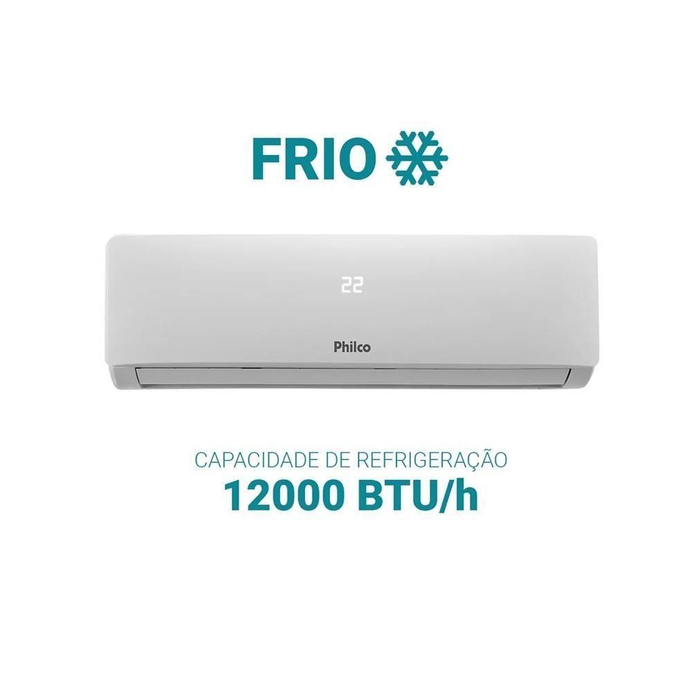 Ar Condicionado Split Philco Hi Wall 12.000 Btu/h Frio Monofásico Branco PAC12000TFM12 220V - 4