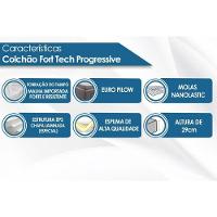 Cama Box Baú Queen: Colchão Molas Ortobom Nanolastic Airtech Progressive + Base CRC Suede Black(158x198) - 5