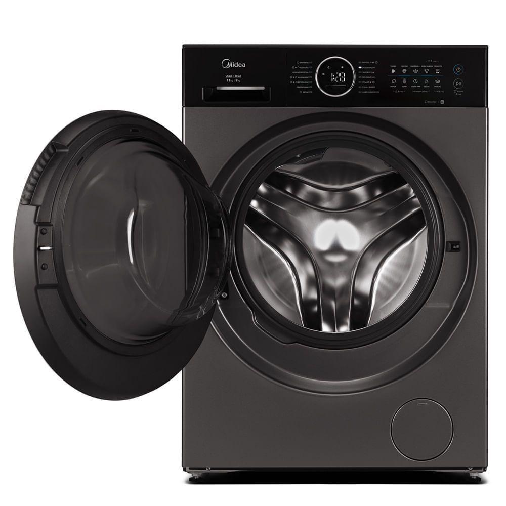 Lava E Seca 11kg Titanium Slim Storm Wash Conectada Midea MF210D110WB/GK-01 110V - 2