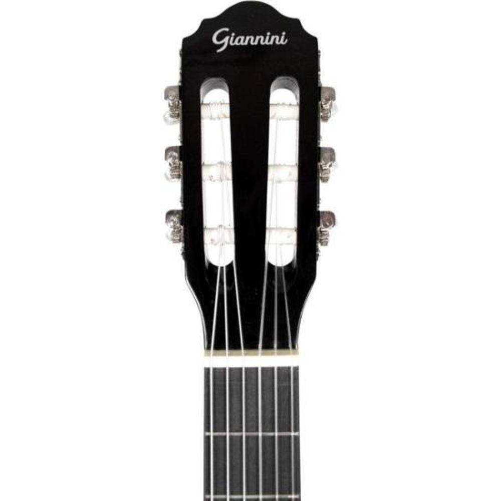 Violão Giannini N14 Nylon Acústico Preto [f002] - 5