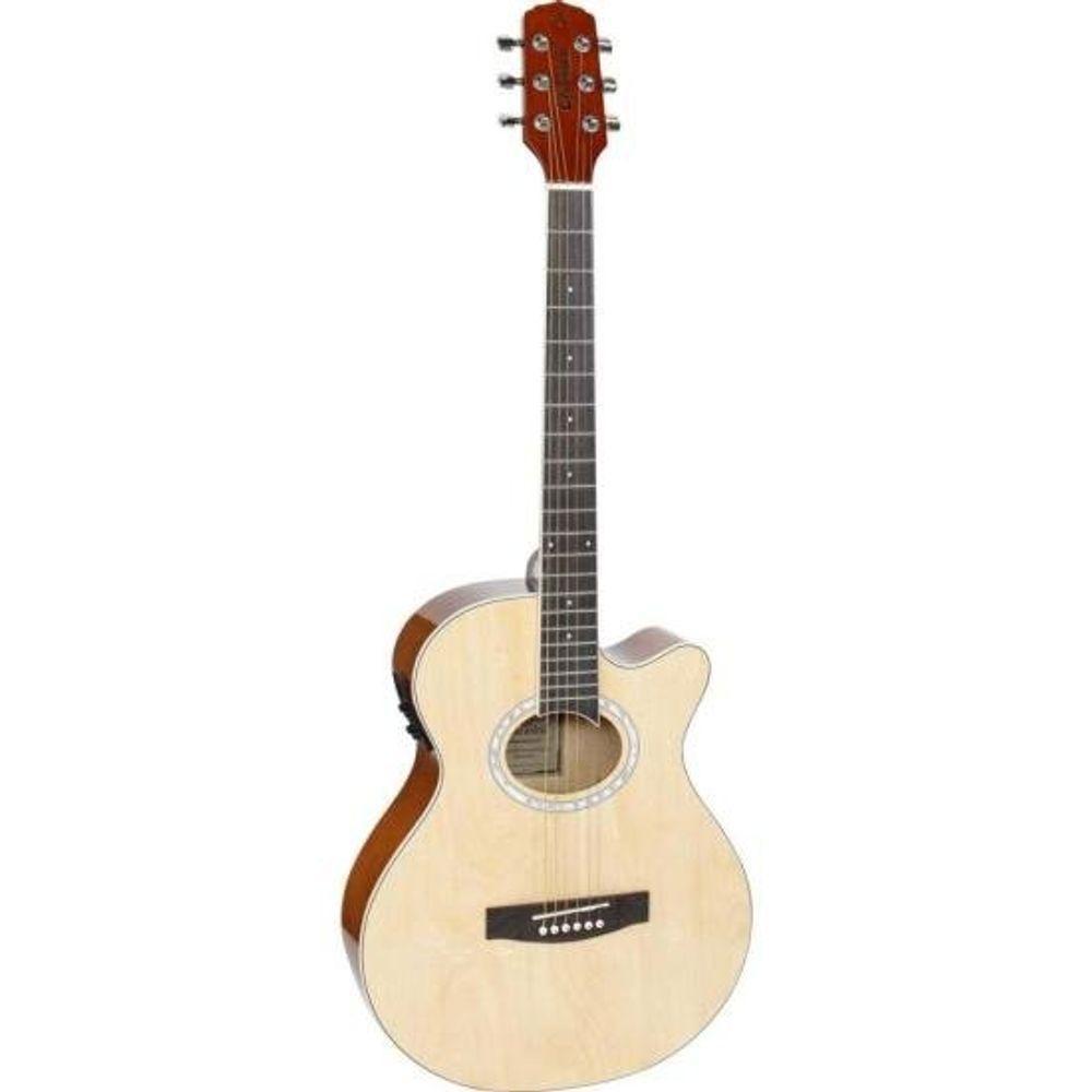 Violão Giannini Gsf1d Mini Jumbo Aço Mini Jumbo Natural Glossy [f002] - 1
