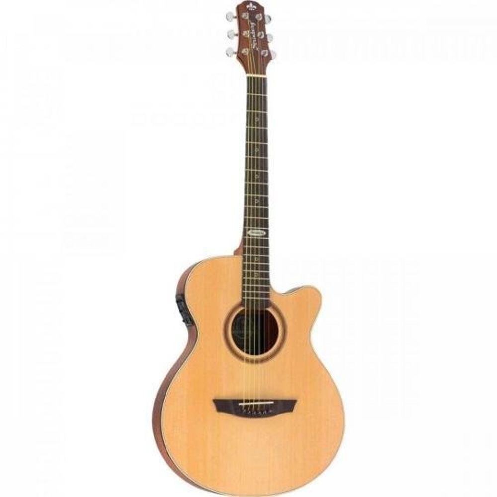 Violão Eletroacústico Strinberg Sf200c Aço Natural Satin [f002] - 1