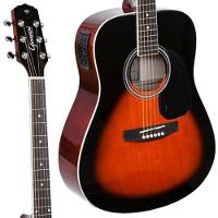 Violão Giannini Gd1 Eq Eletroacústico Dreadnought 3 Tone Sunburst [f002] - 2