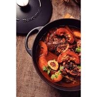 Fritadeira Tramontina Trento Em Ferro Esmaltado Com Revestimento Interno Em Antiaderente Starflon Excelent 28 Cm 4,1 L - 3