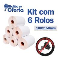 Etiqueta Térmica Higipack Kit 6 Rolo 100cm - 2