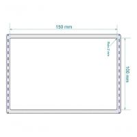 10 Rolos Etiqueta 10x15 100x150 Térmica Serrilha Zebra Elgin - 5