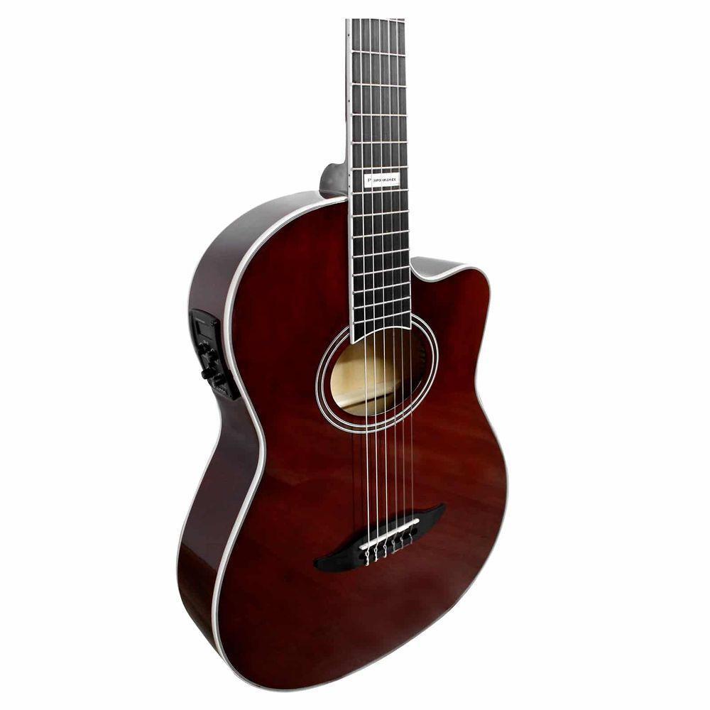 Violão Nylon Eletroacústico Performance Gnf-3 Ceq Translucent Dark Wine (tdw) [f018] - 3