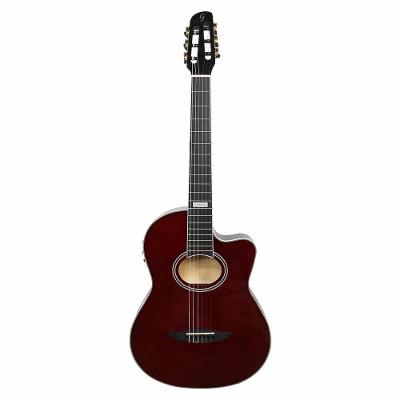Violão Nylon Eletroacústico Performance Gnf-3 Ceq Translucent Dark Wine (tdw) [f018]