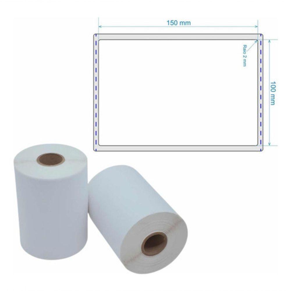 Kit 10 Rolos Etiqueta Térmica 10x15 (100x150) Rolo C/ 200 - 6