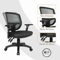 Cadeira De Escritório Diretor Oficial Ergon Uni + E-book - 8