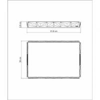 Bandeja Tramontina Prisma Retangular Em Aço Inox 51x36cm - 4